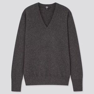 Uniqlo cashmere v neck sweater xxs